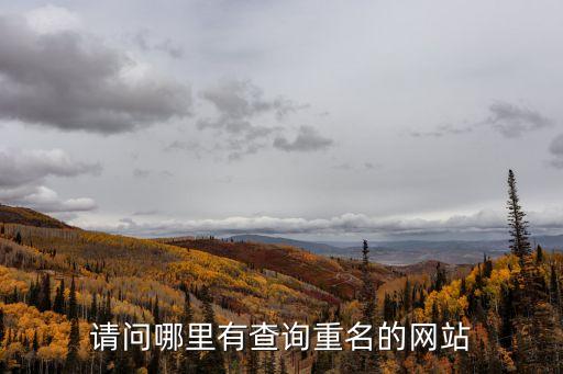 深圳重名查詢系統，名字重名查詢