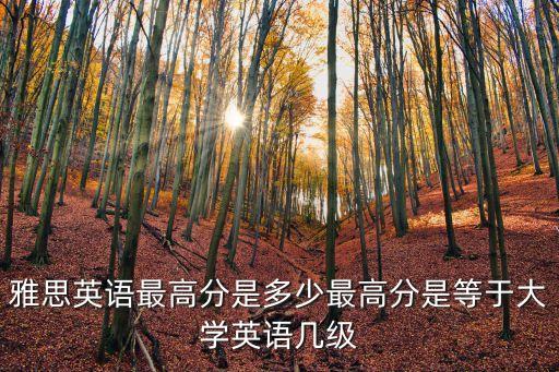 廣州女孩 雅思最高分，雅思最高分是多少