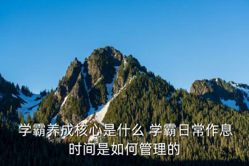 學霸與學霸的日常,學霸的日常是怎樣的?
