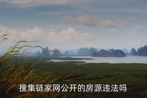 搜集鏈家網(wǎng)公開的房源違法嗎