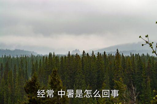 經(jīng)常 中暑是怎么回事