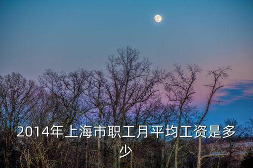 上海市2014年社平工資是多少錢，上海市2014年職工平均工資是多少