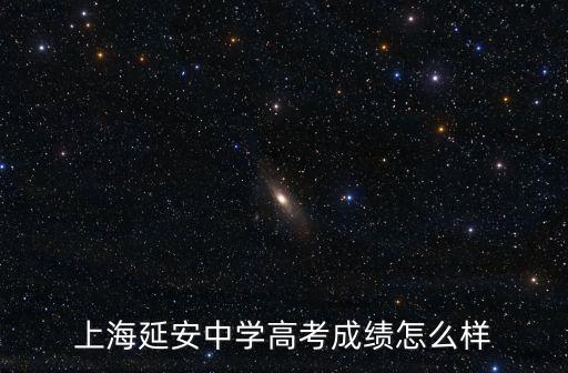 上海延安中學(xué)高考成績怎么樣