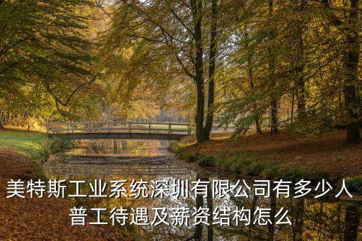 美特斯工業(yè)系統(tǒng)深圳有限公司有多少人普工待遇及薪資結(jié)構(gòu)怎么