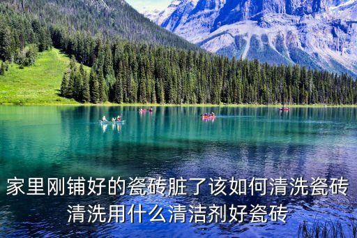 家里剛鋪好的瓷磚臟了該如何清洗瓷磚清洗用什么清潔劑好瓷磚