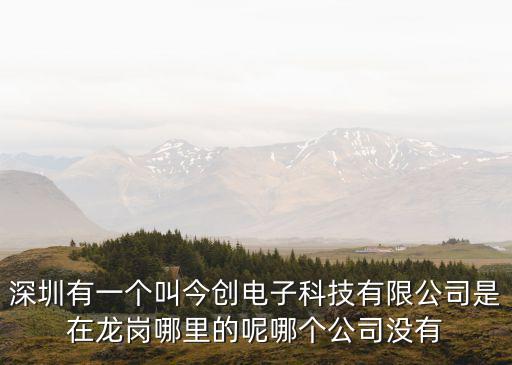 深圳有一個叫今創電子科技有限公司是在龍崗哪里的呢哪個公司沒有