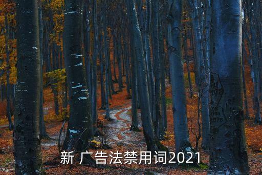 新 廣告法禁用詞2021