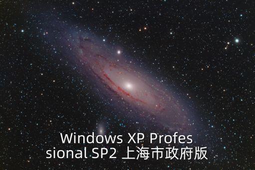 上海市政府保衛處，Windows XP Professional SP2 上海市政府版