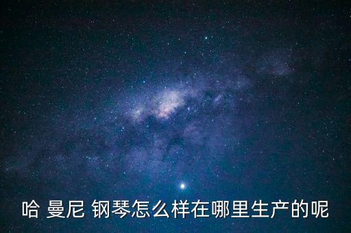 哈 曼尼 鋼琴怎么樣在哪里生產的呢