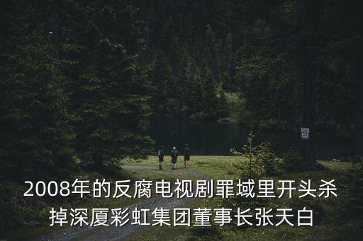 2008年的反腐電視劇罪域里開頭殺掉深廈彩虹集團董事長張天白