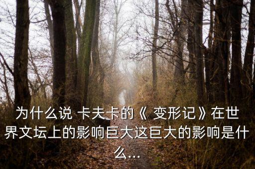卡夫卡變形記