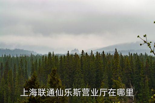 上海聯通仙樂斯營業廳在哪里