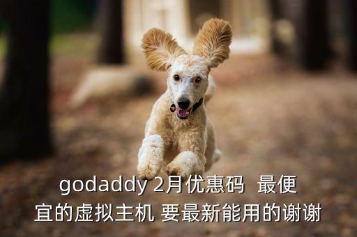 godaddy 2月優惠碼  最便宜的虛擬主機 要最新能用的謝謝