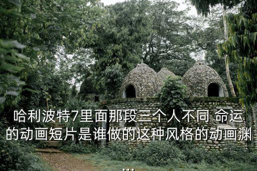 哈利波特7里面那段三個人不同 命運的動畫短片是誰做的這種風格的動畫淵...