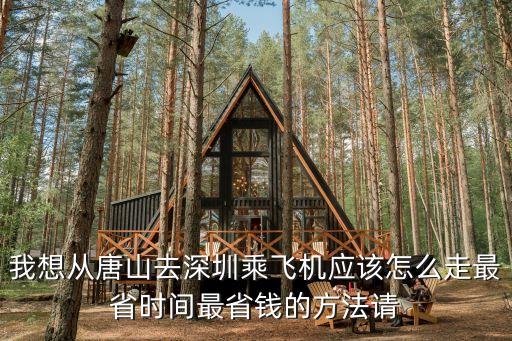 我想從唐山去深圳乘飛機應該怎么走最省時間最省錢的方法請