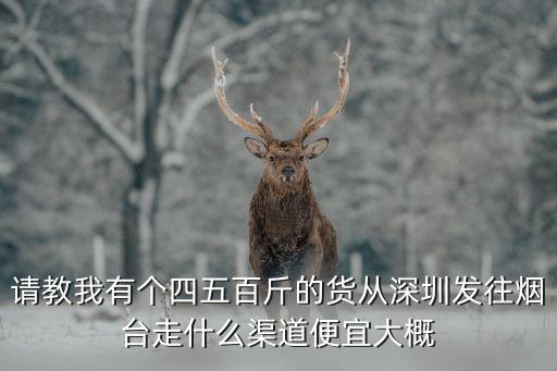 請(qǐng)教我有個(gè)四五百斤的貨從深圳發(fā)往煙臺(tái)走什么渠道便宜大概