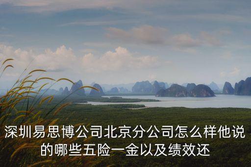 深圳易思博公司北京分公司怎么樣他說的哪些五險一金以及績效還