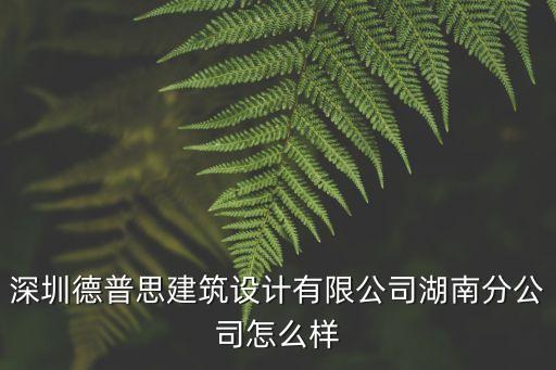深圳德普思建筑設(shè)計有限公司 0755，深圳有哪些知名的建筑設(shè)計公司