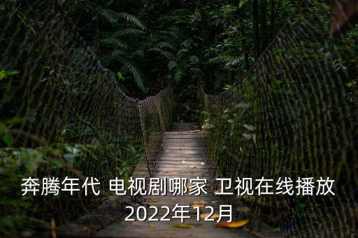 奔騰年代 電視劇哪家 衛視在線播放2022年12月
