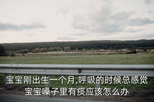 新生兒有痰怎么辦,30天的新生兒有痰怎么辦
