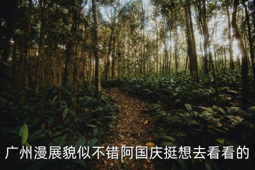 廣州漫展貌似不錯阿國慶挺想去看看的