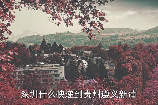深圳到貴州遵義物流，深圳什么快遞到貴州遵義新蒲