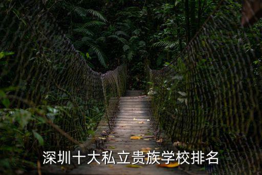深圳十大私立貴族學校排名
