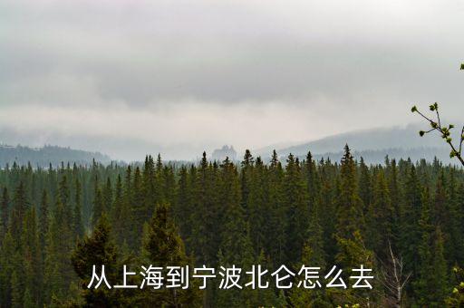 從上海到寧波北侖怎么去