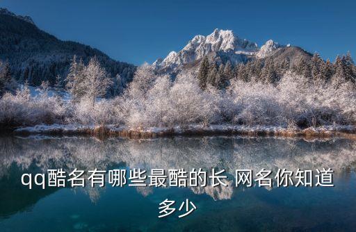 酷的網(wǎng)名,又颯又酷的網(wǎng)名