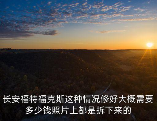 長安福特福克斯這種情況修好大概需要多少錢照片上都是拆下來的