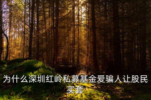 深圳紅嶺私募騙局，深圳紅嶺私募是騙子嗎