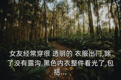女友經(jīng)常穿很 透明的 衣服出門,除了沒有露溝,黑色內(nèi)衣整件看光了,包括...