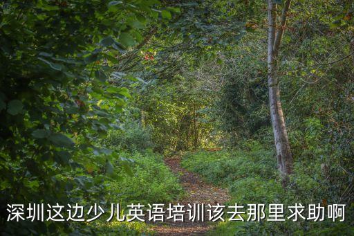 深圳這邊少兒英語培訓該去那里求助啊