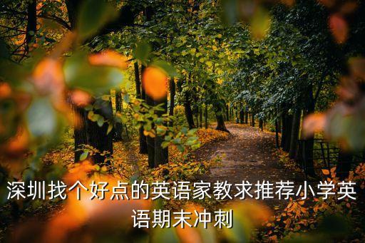 深圳英語家教 58，深圳找個好點的英語家教求推薦小學英語期末沖刺
