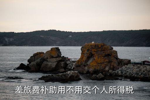 上海市差旅餐費補貼企業所得稅，出差補助是否應交納所得稅