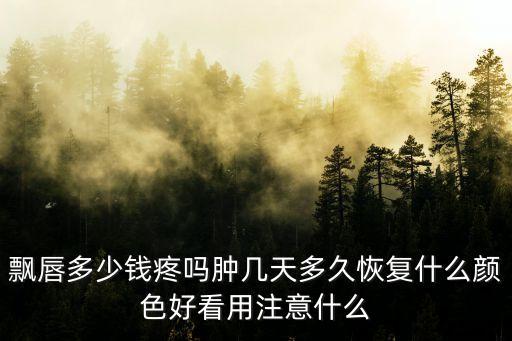 飄唇多少錢疼嗎腫幾天多久恢復什么顏色好看用注意什么