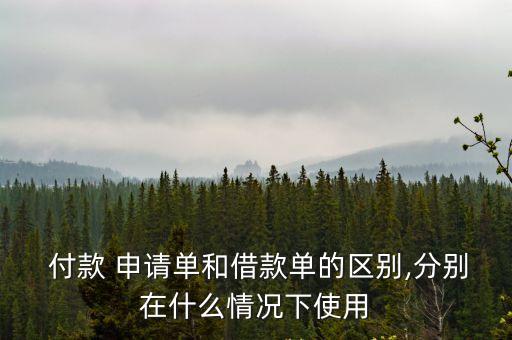 付款申請,付款申請票據與費用報銷票據區別: