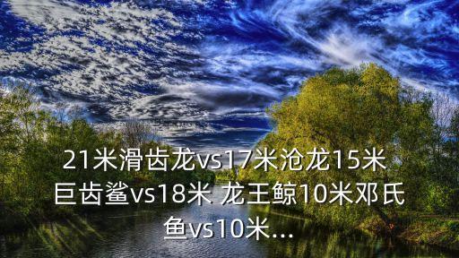 巨齒鯊vs龍王鯨