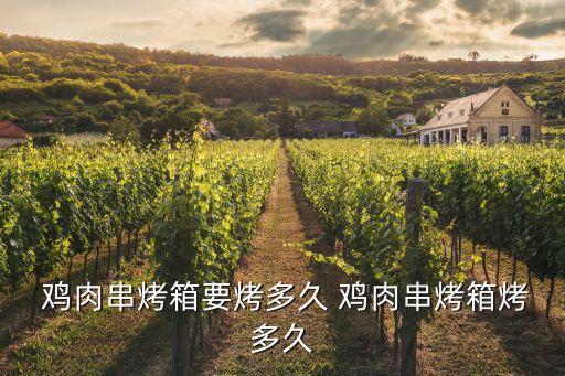  雞肉串烤箱要烤多久 雞肉串烤箱烤多久