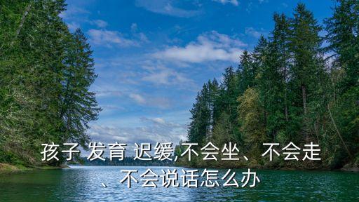  孩子 發(fā)育 遲緩,不會坐、不會走、不會說話怎么辦