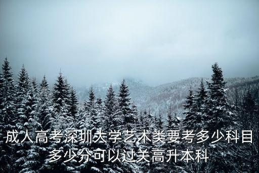 深圳大學成考科目，深圳大學的人力資源專業需要成人考試哪些科目