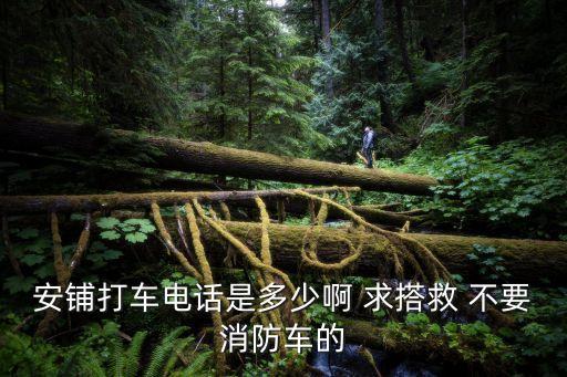 安鋪打車電話是多少啊 求搭救 不要消防車的