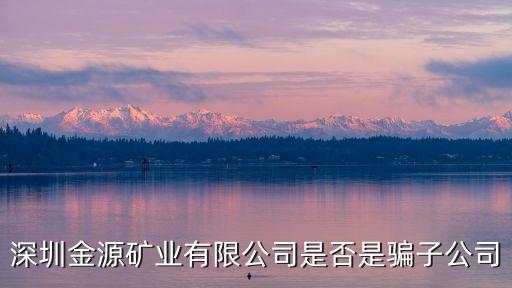 深圳金源礦業有限公司是否是騙子公司