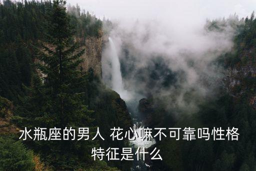  水瓶座的男人 花心嘛不可靠嗎性格特征是什么