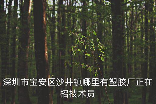 深圳恒祥塑膠制品有限公司招聘，深圳市寶安區沙井鎮哪里有塑膠廠正在招技術員