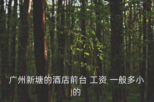 廣州酒店公寓前臺招聘，廣州賓館前臺的工資一般是多少