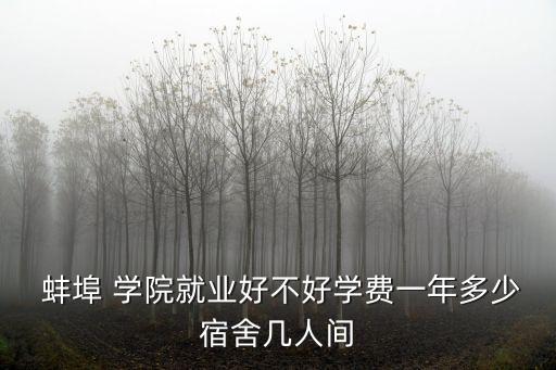 蚌埠學(xué)院怎么樣,蚌埠大專院校有哪些