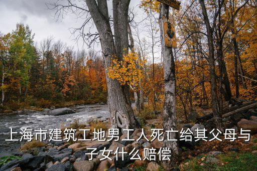 上海市一男子補償女兒，上海市建筑工地男工人死亡給其父母與子女什么賠償