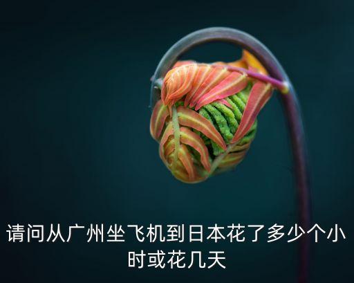 請問從廣州坐飛機(jī)到日本花了多少個小時或花幾天