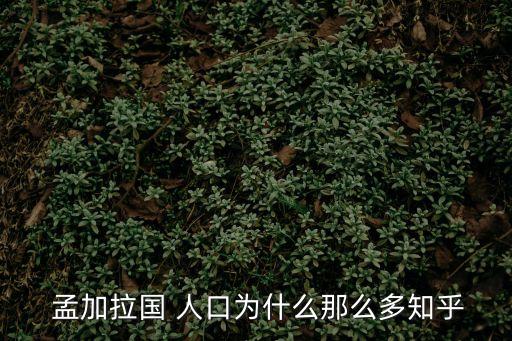 孟加拉國人口